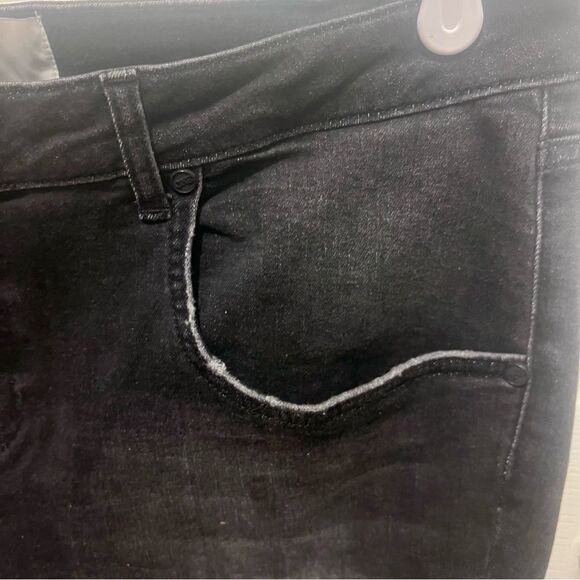 One Teaspoon Freebirds Low Waist Stretch Skinny Denim Jeans - Black sz 36 NWT - Picture 13 of 16